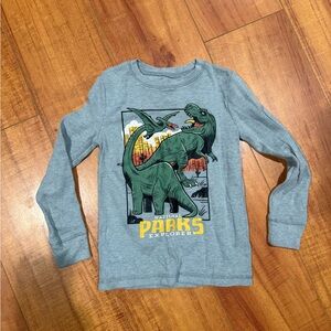 Jumping Beans Gray Dinosaur Explorer Shirt